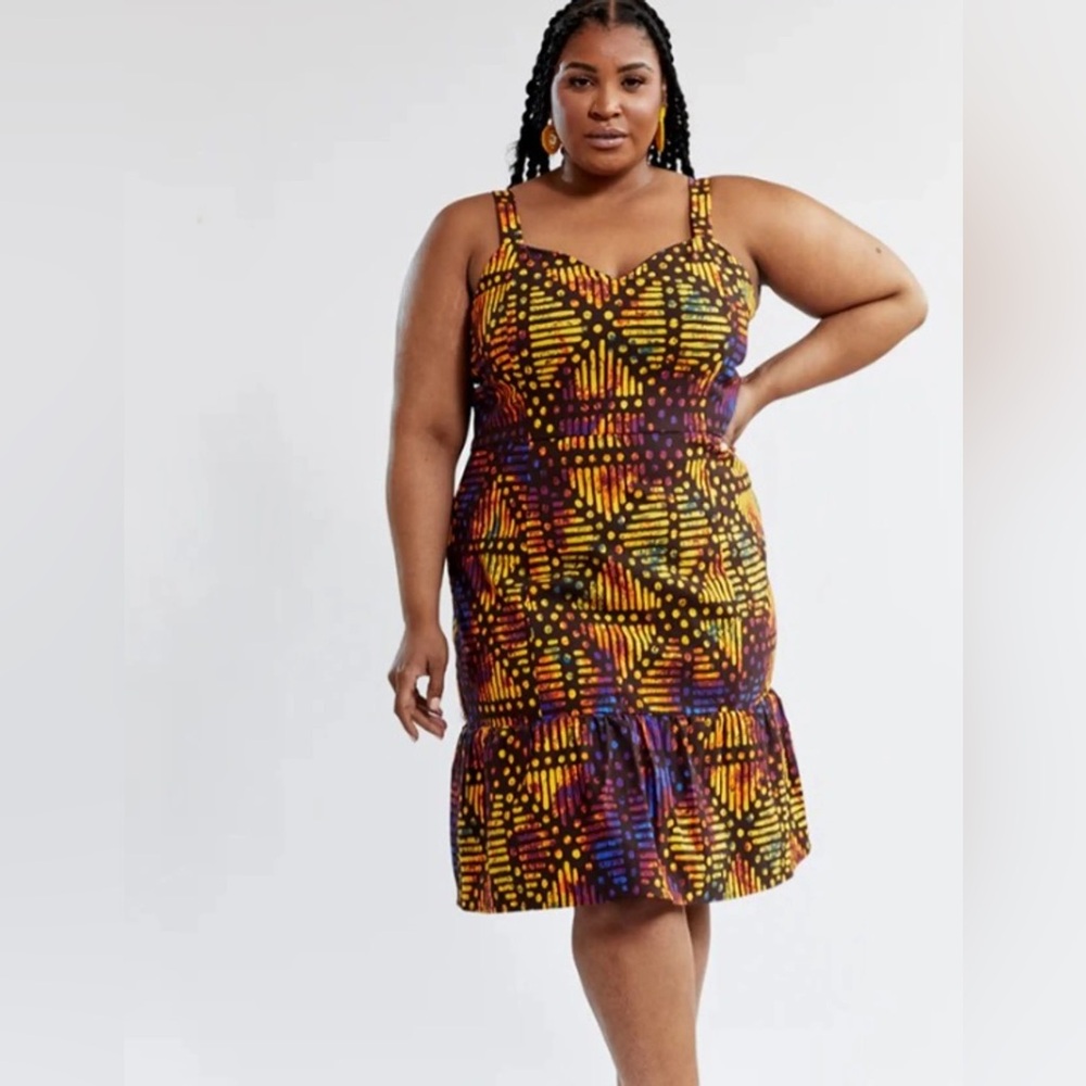 D'IYANU Gazania Body-Con Dress